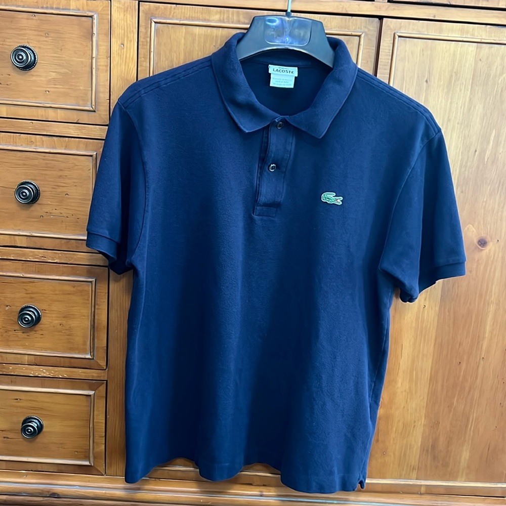 LACOSTE POLO SHIRT Navy size 5 (L)